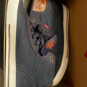 Levi's Men's Sneakers - Dark Blue and White